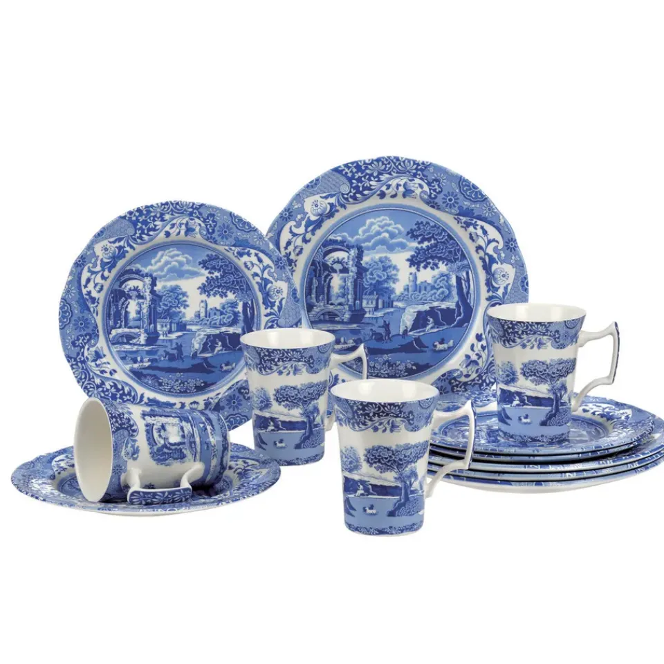 Sale Spode Italian 12 piece set, 12 pieces Blue