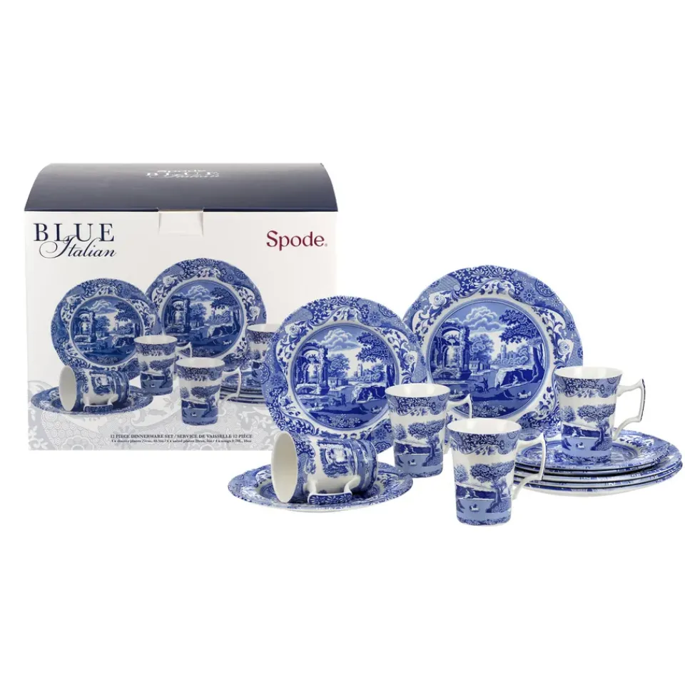 Sale Spode Italian 12 piece set, 12 pieces Blue