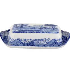 Butter Dishes^Spode Italian butter dish, 20 x 10 cm/ 8 x 4 inch Blue