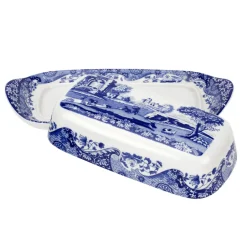 Butter Dishes^Spode Italian butter dish, 20 x 10 cm/ 8 x 4 inch Blue