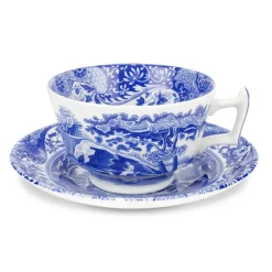 Teacups^Spode Italian teacup and saucer, 20 cl/ 7 oz Blue
