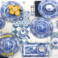 Teacups^Spode Italian teacup and saucer, 20 cl/ 7 oz Blue