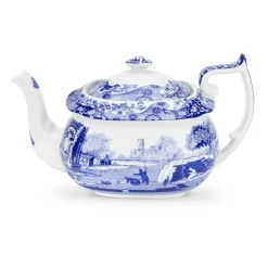 Spode Italian teapot, 1.1 l/ 2 pt Blue