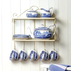 Spode Italian teapot, 1.1 l/ 2 pt Blue