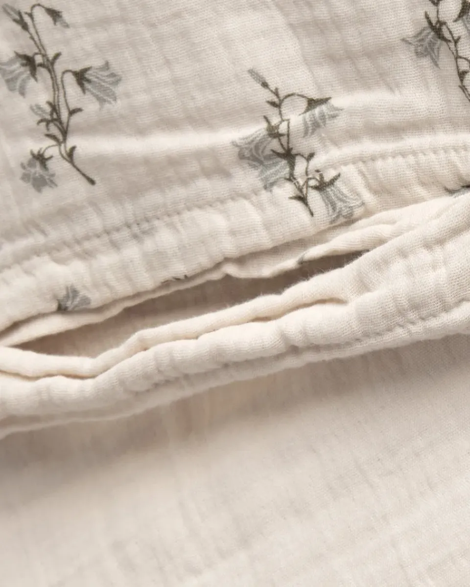 New Garbo&Friends Bluebell Muslin bed set junior, 100x140 cm/40x60 cm Multi