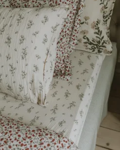 Bed Sheets^Garbo&Friends Bluebell Muslin fitted sheet, 90x200x30 cm Multi