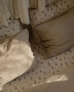 Bed Sheets^Garbo&Friends Bluebell Muslin fitted sheet, 160x200x30 cm Multi