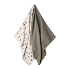Baby Blankets|Cotton Blankets & Throws^Garbo&Friends Blueberry Muslin small blanket 2 pieces, 60x60 cm Multi