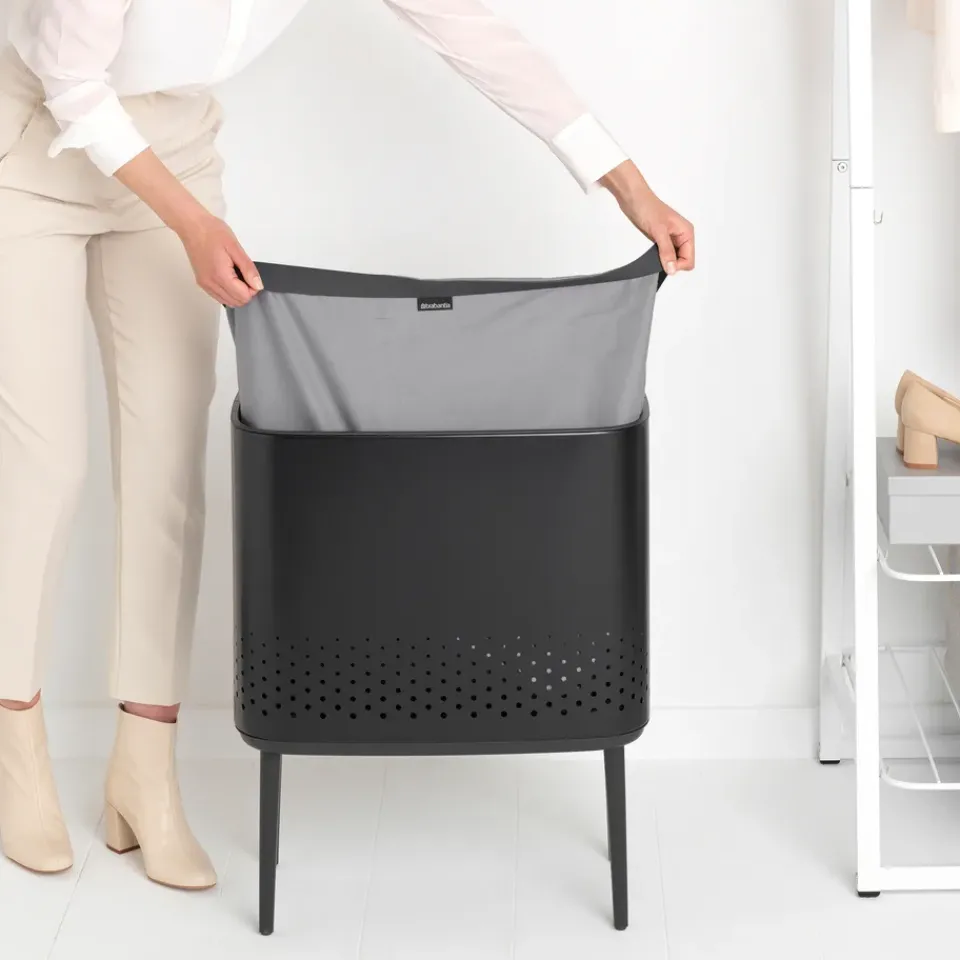 Laundry Baskets^Brabantia Bo laundry basket 60 L, matte Black