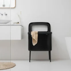 Laundry Baskets^Brabantia Bo laundry basket 60 L, matte Black