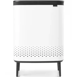 Online Brabantia Bo laundry basket high 2x45 L, White