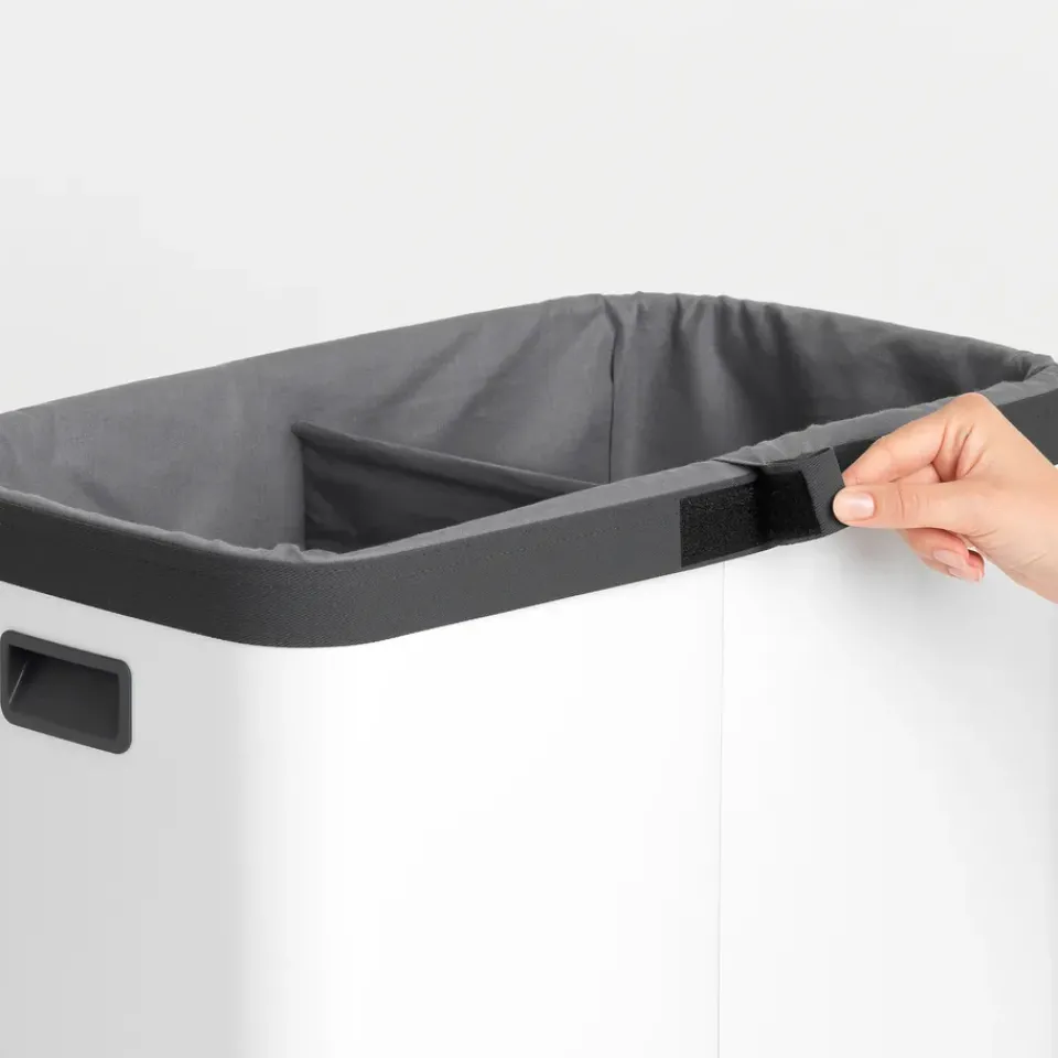 Outlet Brabantia Bo laundry basket liner 2x45 L, Grey