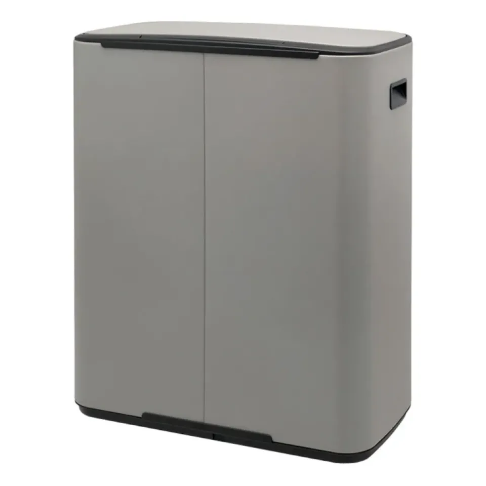 Pedal Bins|Pedal Bins^Brabantia Bo pedal bin 60 L, Mineral concrete Grey