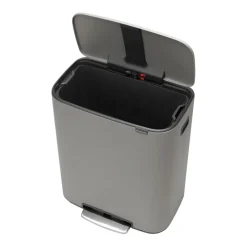 Pedal Bins|Pedal Bins^Brabantia Bo pedal bin 60 L, Mineral concrete Grey