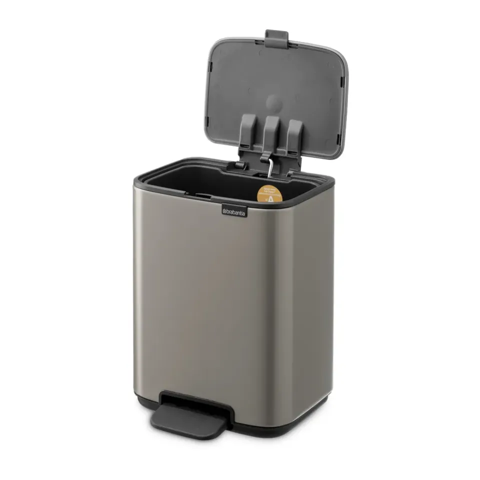 Brabantia Bo pedal bin 4 L, Platinum Grey