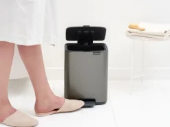 Brabantia Bo pedal bin 7 L, Platinum Grey