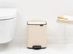 Pedal Bins|Pedal Bins^Brabantia Bo pedal bin 7 L, Soft Beige