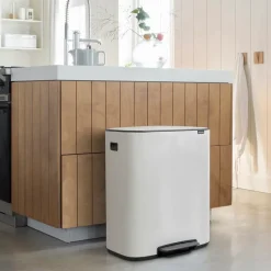 Pedal Bins|Pedal Bins^Brabantia Bo pedal bin 60 L, White