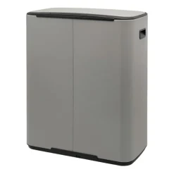 Pedal Bins|Pedal Bins^Brabantia Bo pedal bin 2x30 L, Mineral concrete Grey