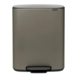 Best Brabantia Bo pedal bin 2x30 L, Platinum Grey