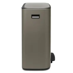 Best Brabantia Bo pedal bin 2x30 L, Platinum Grey