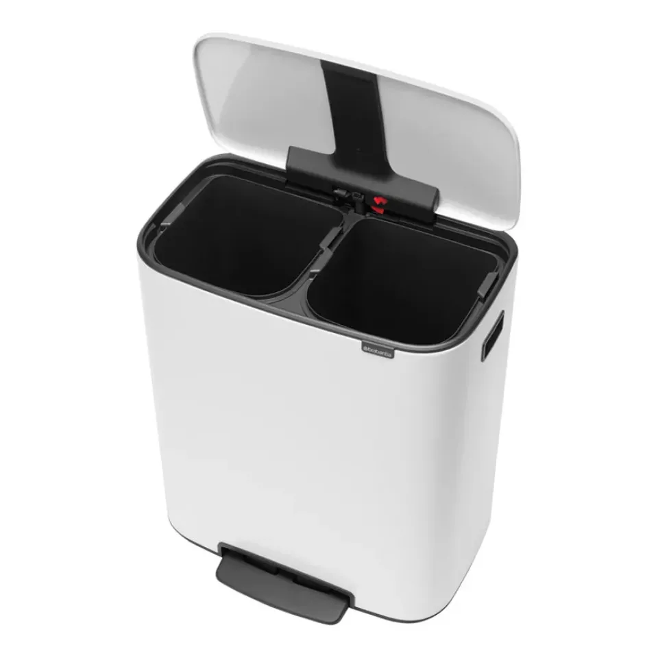 Pedal Bins|Pedal Bins^Brabantia Bo pedal bin 2x30 L, White
