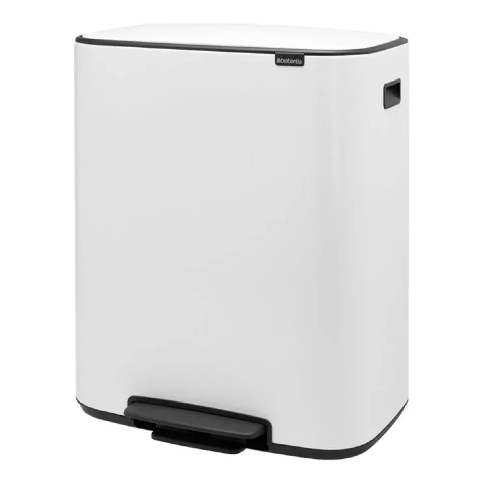 Pedal Bins|Pedal Bins^Brabantia Bo pedal bin 2x30 L, White
