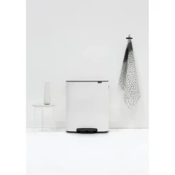 Pedal Bins|Pedal Bins^Brabantia Bo pedal bin 2x30 L, White