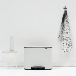 Pedal Bins|Pedal Bins^Brabantia Bo pedal bin 3x11 l, White