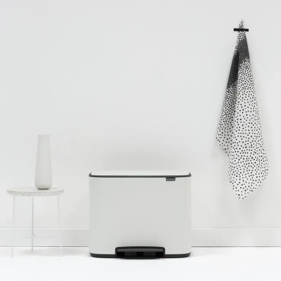 Pedal Bins|Pedal Bins^Brabantia Bo pedal bin 3x11 l, White
