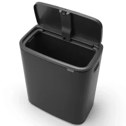 Waste Paper Baskets & Bins^Brabantia Bo touch bin 60 L, Matte Black