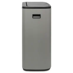 New Brabantia Bo touch bin 60 L, Mineral concrete Grey