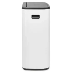 Waste Paper Baskets & Bins^Brabantia Bo touch bin 60 L, White