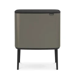 Pedal Bins|Pedal Bins^Brabantia Bo touch bin 11+23 litre, platinum BeigeGrey