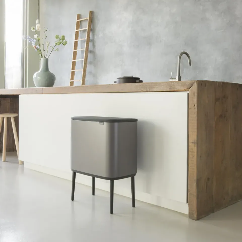 Best Brabantia Bo touch bin 36 litre, platinum Grey