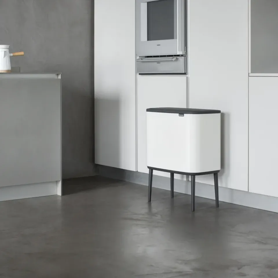 Pedal Bins|Pedal Bins^Brabantia Bo touch bin 36 litre, White