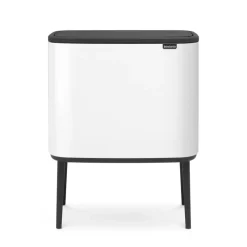 Pedal Bins|Pedal Bins^Brabantia Bo touch bin 3 x 11 litre, White