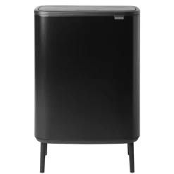 Waste Paper Baskets & Bins^Brabantia Bo touch bin high 60 L, Matte Black