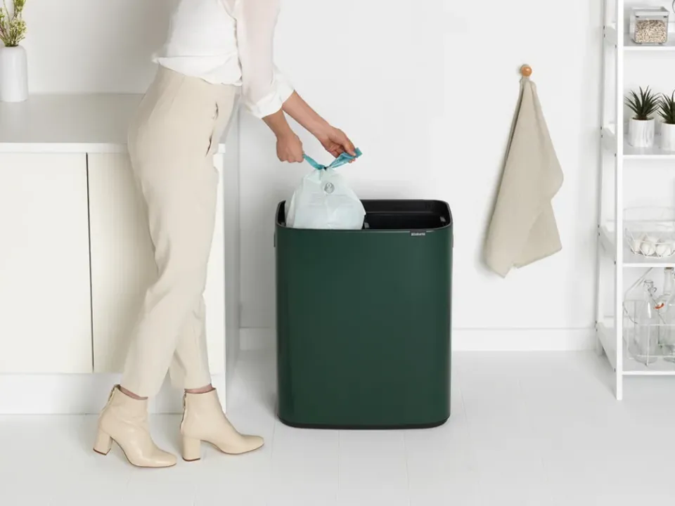 Brabantia Bo touch bin 2x30 L, Pine Green