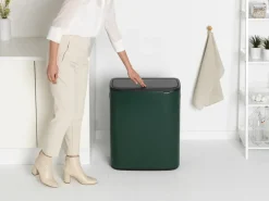 Brabantia Bo touch bin 2x30 L, Pine Green