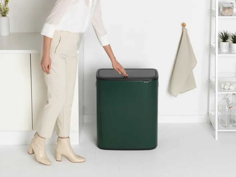 Brabantia Bo touch bin 2x30 L, Pine Green