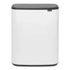 Discount Brabantia Bo touch bin 2x30 L, White