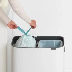 Discount Brabantia Bo touch bin 2x30 L, White