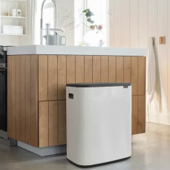 Discount Brabantia Bo touch bin 2x30 L, White