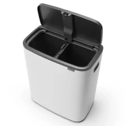Discount Brabantia Bo touch bin 2x30 L, White