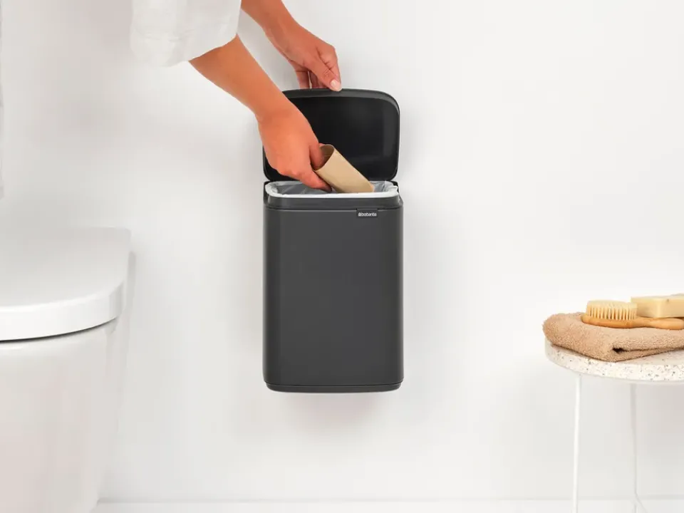 Pedal Bins|Pedal Bins^Brabantia Bo waste bin 4 L, Mineral infinite Grey