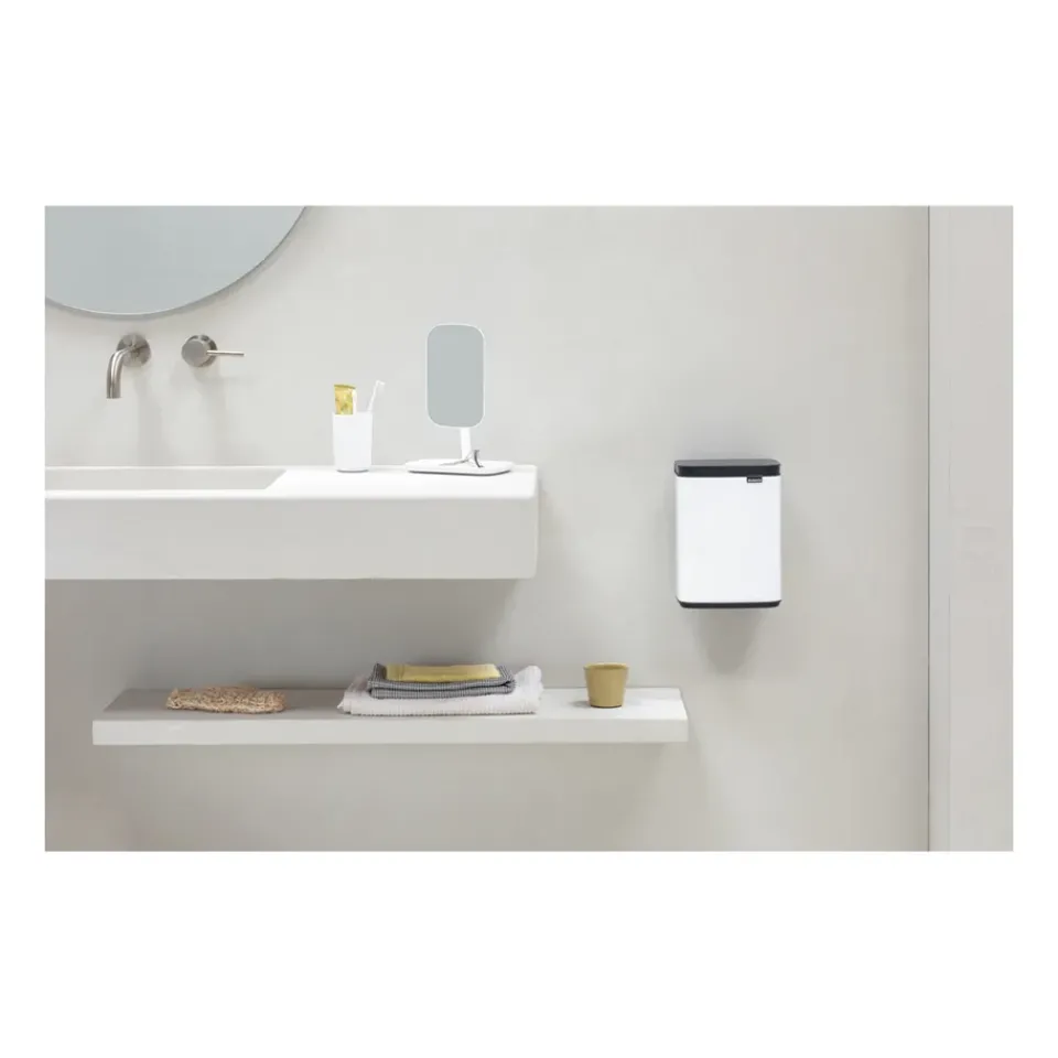Pedal Bins|Pedal Bins^Brabantia Bo waste bin 4 L, White