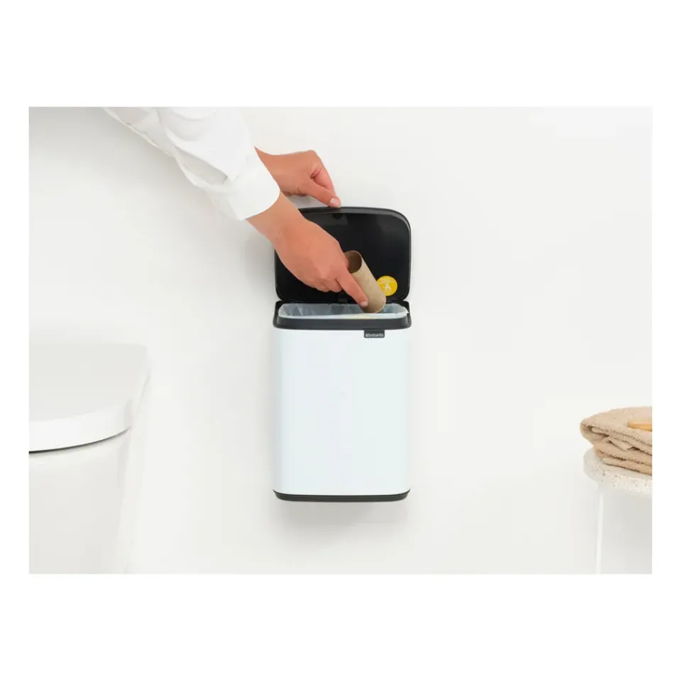 Pedal Bins|Pedal Bins^Brabantia Bo waste bin 4 L, White