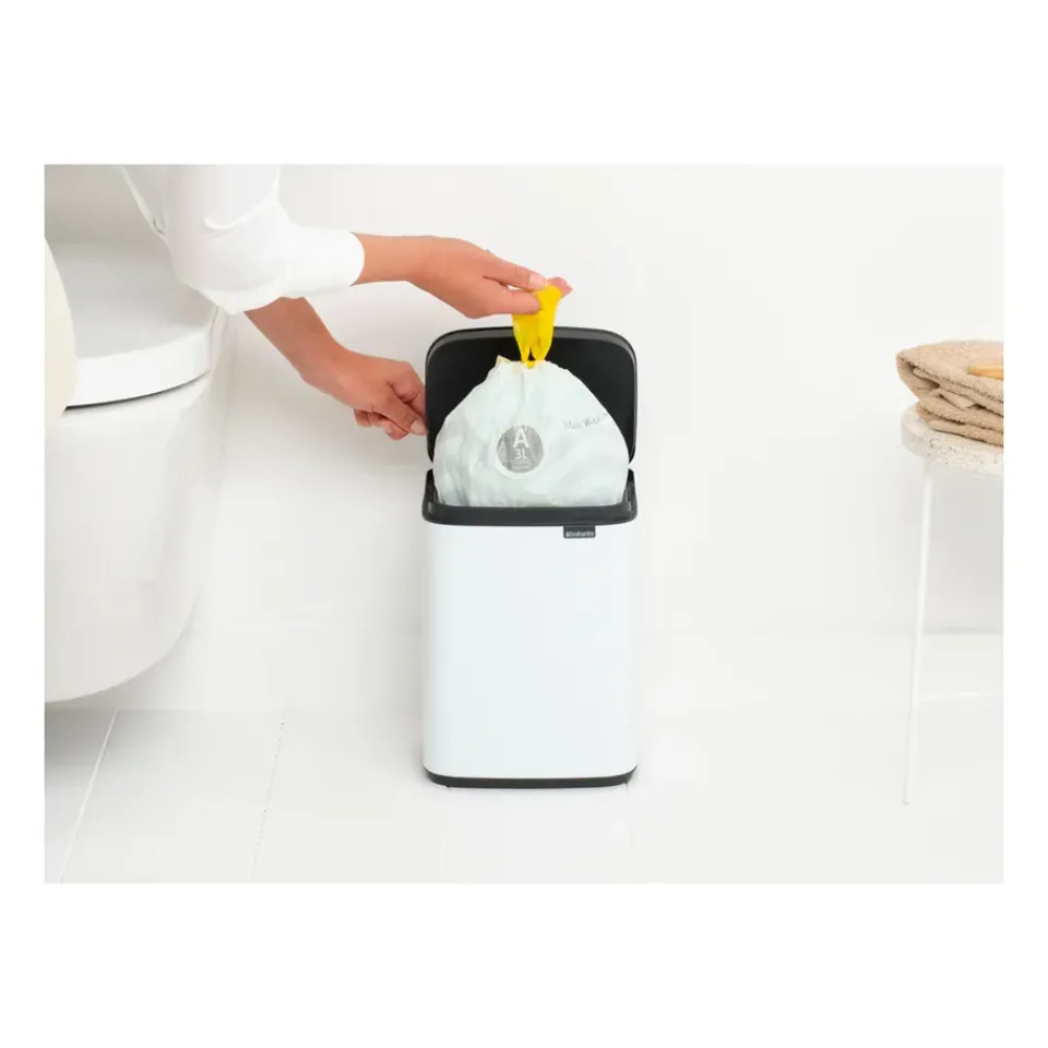 Pedal Bins|Pedal Bins^Brabantia Bo waste bin 4 L, White