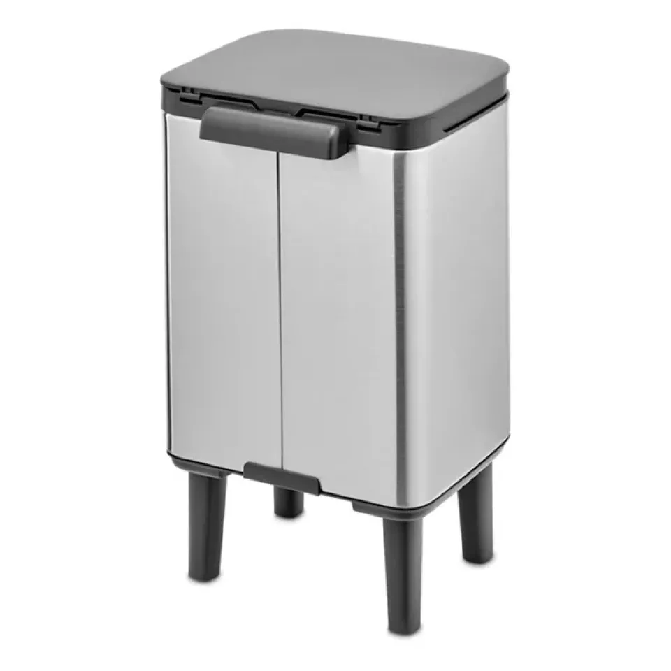 Pedal Bins|Pedal Bins^Brabantia Bo waste bin high 4 L, Brushed steel - matte Silver-coloured